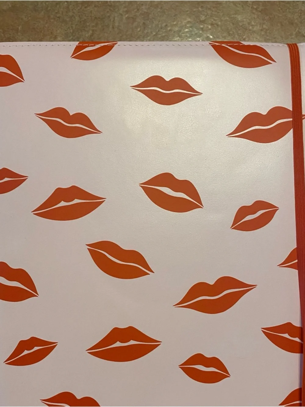 Kate Spade New York Lips Notepad Folio New❣️💋💋💋